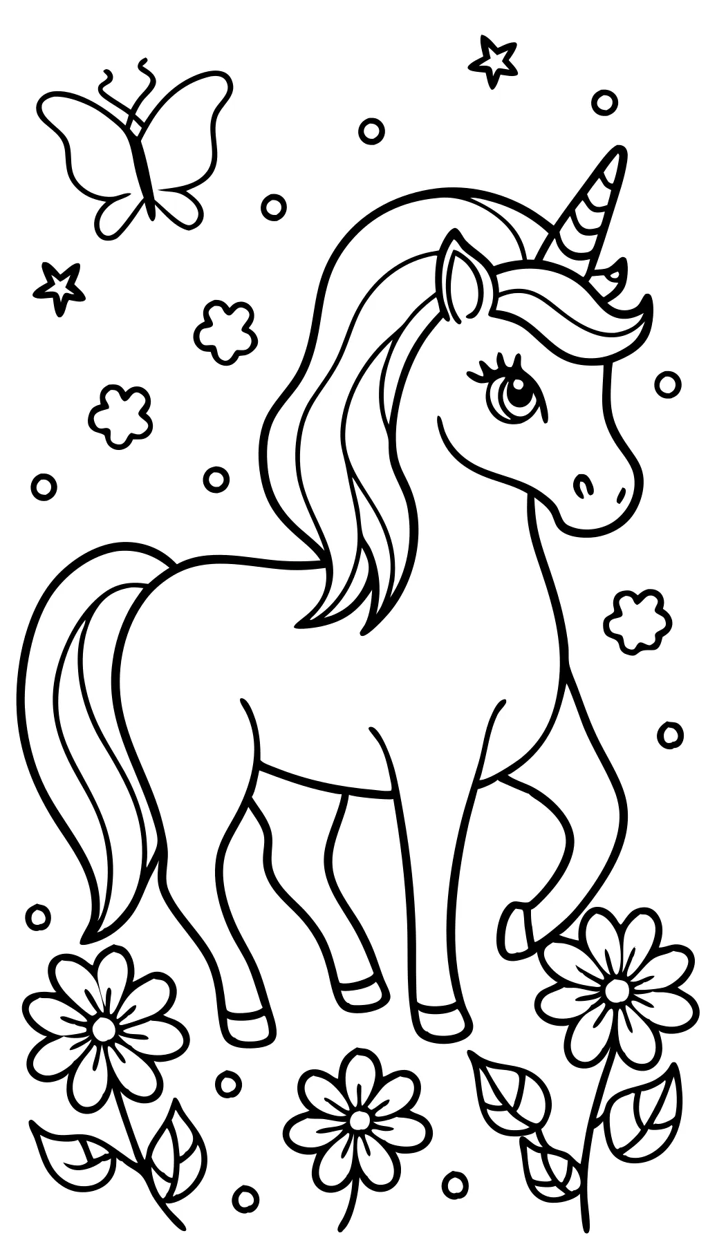 unicorn free printable coloring pages